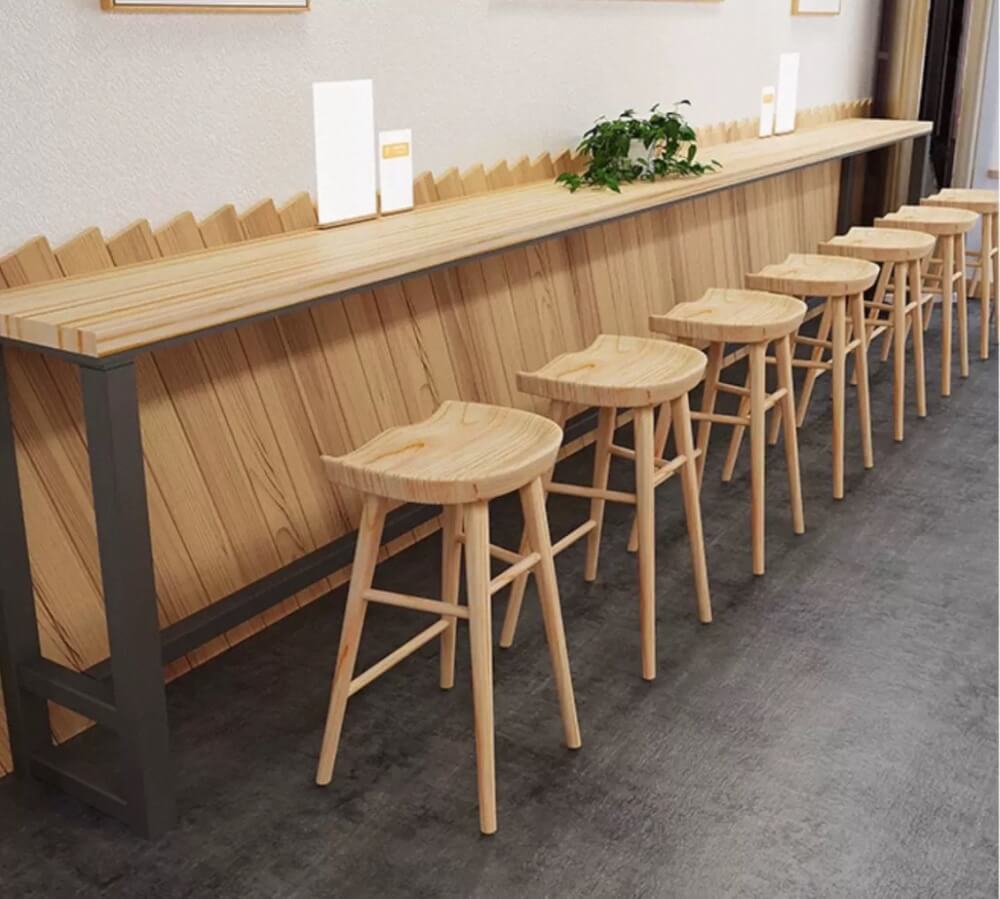 เก้าอี้บาร์ MY DOLLS HOUSE PINE 65 ซม. สีไม้ธรรมชาติ